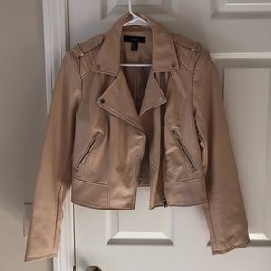 F21 faux leather jacket